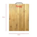 tabla de bambu recta 36 cm medida